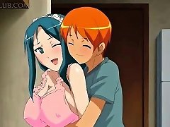 Tempting Anime Brunette Cunt Fucked In Close Up
